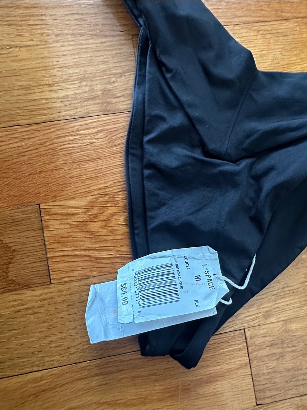 LSPACE Black Quinn Bottom Classic, Size M - Picture 3 of 6